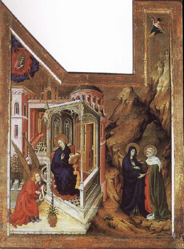 BROEDERLAM, Melchior Annunciation and Visitation